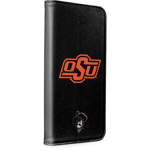 Oklahoma State University OSU on Black iPhone 15 Pro Folio Case